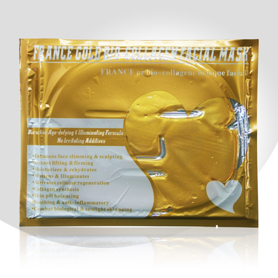 مراقبت از پوست زیبایی Bio Collagen 24K Gold ماسک صورت اصلاح سفید کننده مرطوب کننده برای صورت