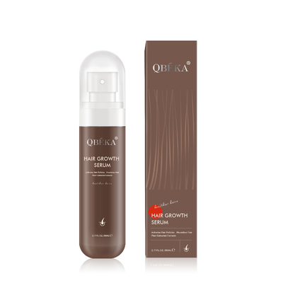 مایع رشد موهای تک رنگ 80 میلی لیتر QBEKA Polygonum Multiflorum برای فعال سازی فولیکول 15 روزه