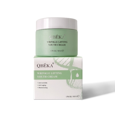 کرم ضد پیری گیاهی با چای سبز و مواد گیاهی توسط QBEKA