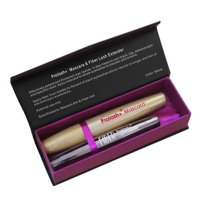 Prolash Mascara Fiber Lash Extender نیم دائمی ضد آب کیت تمدید مژه های سیاه