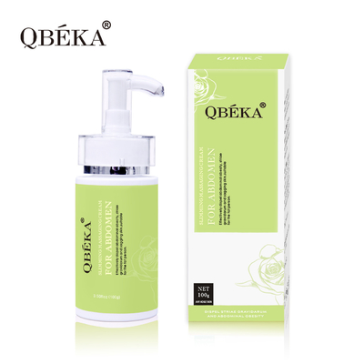 QBEKA کرم ماساژ چربی سوز کرم ماساژ لاغری برای شکم برای زنان و مردان