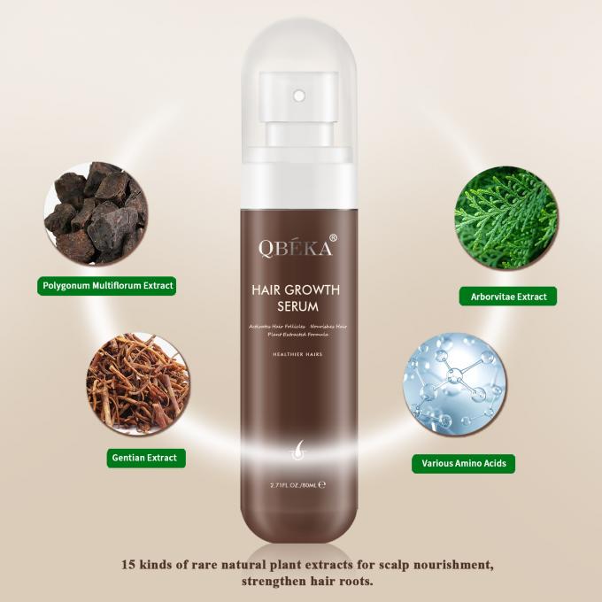 QBEKA Professional Hair Extension Lotion برای پاسخ و تغذیه فولیکول 15 روزه 3