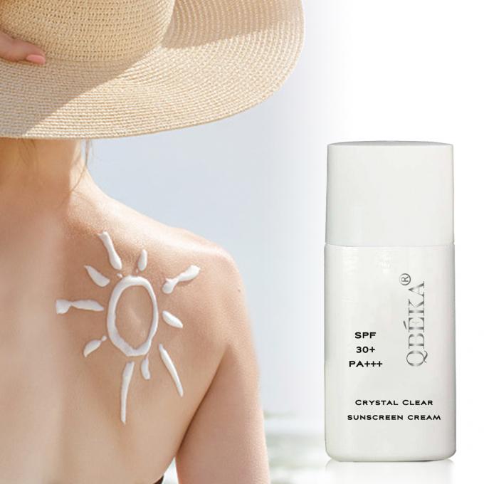 حفاظت از UVB کرم ضد آفتاب برای صورت و بدن SPF 50 برچسب خصوصی کرم ضد آفتاب ارگانیک 3