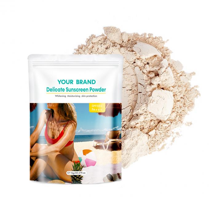پودر کرم ضد آفتاب SPF کرم ضد آفتاب خشک پودر معدنی UVA و UVB SPF برای بدون ظلم 0