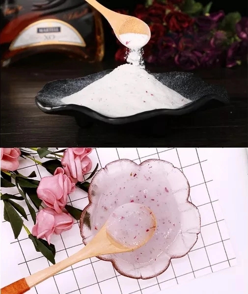 ماسک مرطوب کننده با ژله ی رز برای پوست و بدن 2
