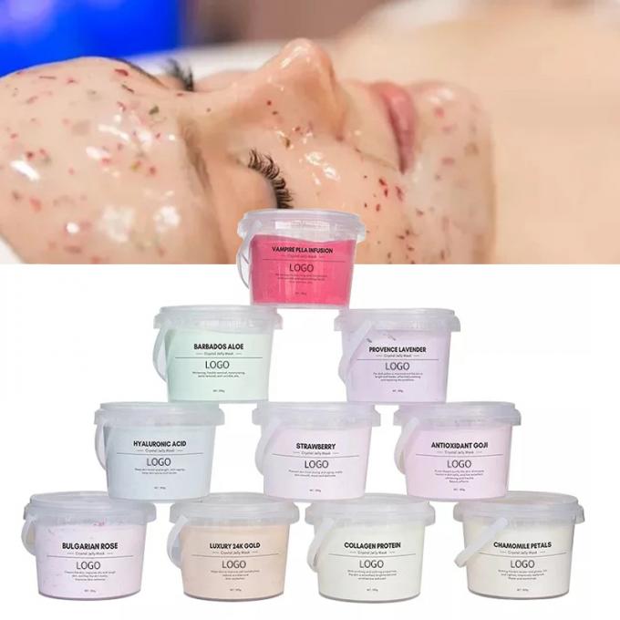 مراقبت از صورت ماسک گل پاک کننده ژله ماسک پودر 200g حجم مواد اصلی کلاژن 3