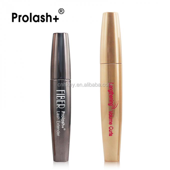 Prolash Mascara Fiber Lash Extender نیم دائمی ضد آب کیت تمدید مژه های سیاه 5
